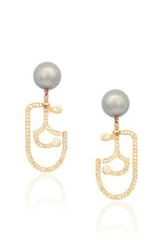Art Deco Equestrian Snaffle Bit Earrings - Vincent Peach Fine Jewelry