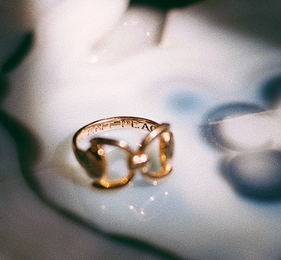 Gold Tied Bit Ring – Vincent Peach Fine Jewelry