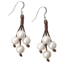 Boho Tassel Earrings, Freshwater - Hottest Designer Pearl and Leather Jewelry | VINCENT PEACH
