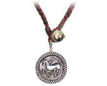 Braided Trojan Coin Necklace