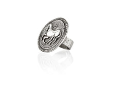 Diamond Trojan Coin Ring