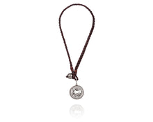 Diamond Trojan Coin Necklace - Vincent Peach Fine Jewelry