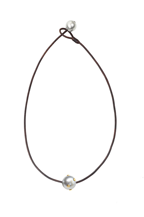 Camelot South Sea Necklace, Tahitian - Vincent Peach Fine Jewelry