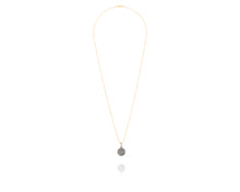 Pavé Disc Chain Necklace
