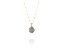 Pavé Disc Chain Necklace