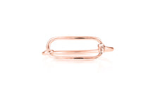 Rectangle Snaffle Bit Bangle | Sterling Silver