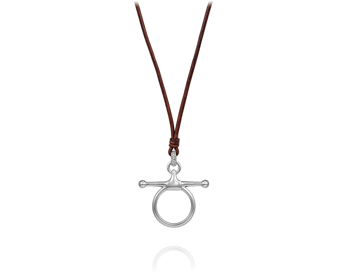 Fulmer Bit Necklace | Sterling Silver