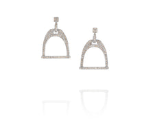 2.91ct Equestrian Stirrup Earrings