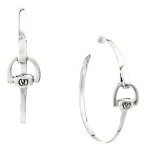 Equestrian Hoop Earrings
