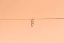 Small Diamond Kingston Charm Necklace | Gold