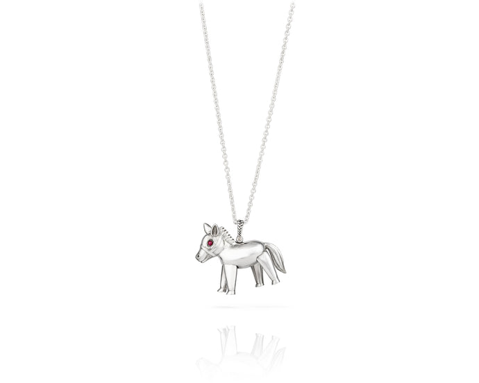Ruby The Horse Necklace
