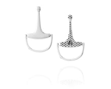 Medium Equestrian Bit Earrings | Sterling Silver - Vincent Peach Fine Jewelry