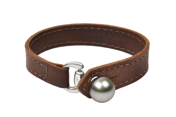 Equestrian Bracelet, Brown - Vincent Peach Fine Jewelry