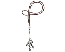 Eternity Necklace, Tahitian and Freshwater Pearl Combo - Vincent Peach Fine Jewelry