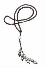 Eternity Necklace, Tahitian and Freshwater Pearl Combo - Vincent Peach Fine Jewelry