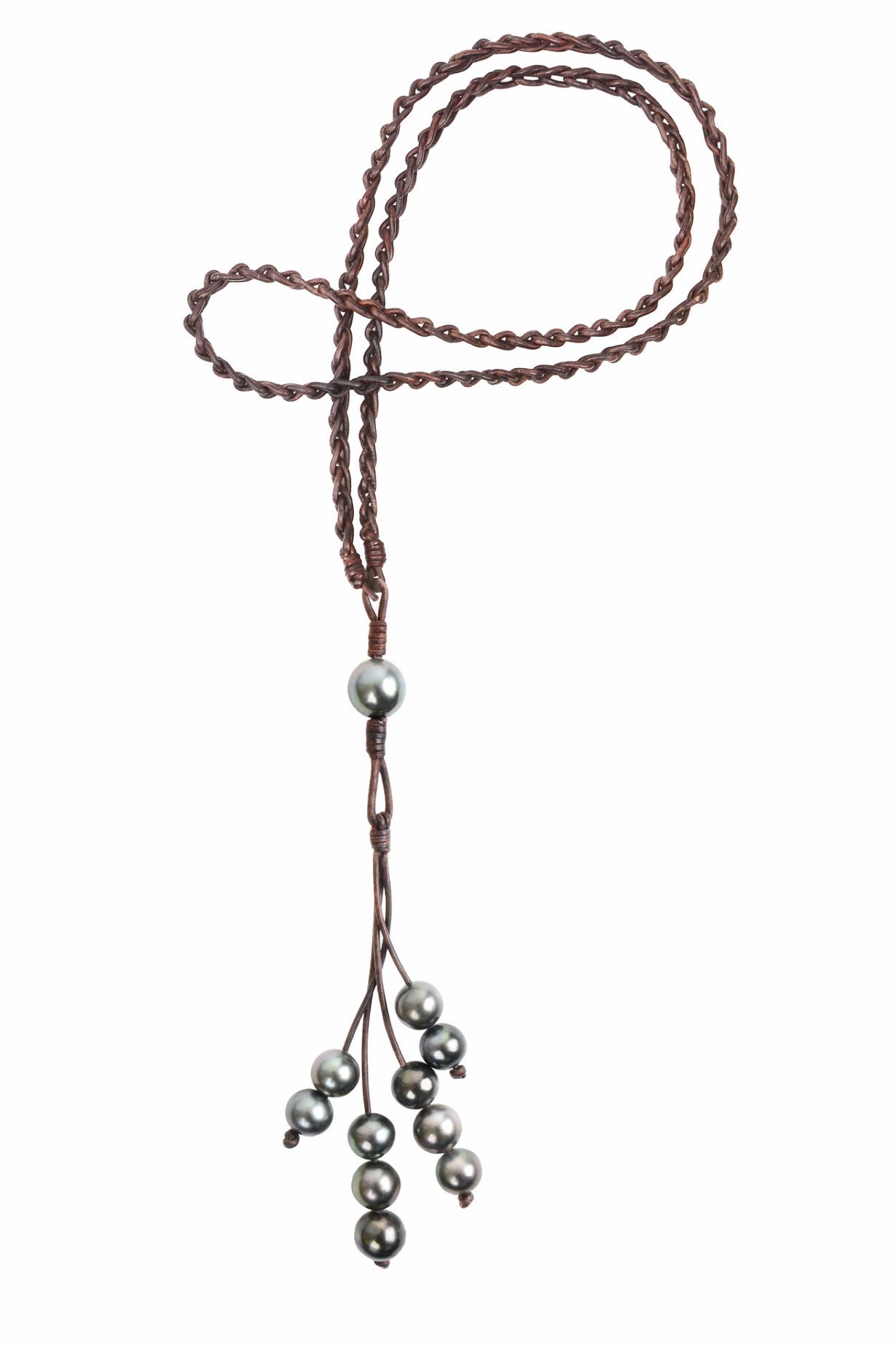 Eternity Necklace, Tahitian - Hottest Designer Pearl and Leather Jewelry | VINCENT PEACH
