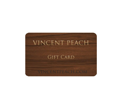 VINCENT PEACH GIFT CARD - Hottest Designer Pearl and Leather Jewelry | VINCENT PEACH
