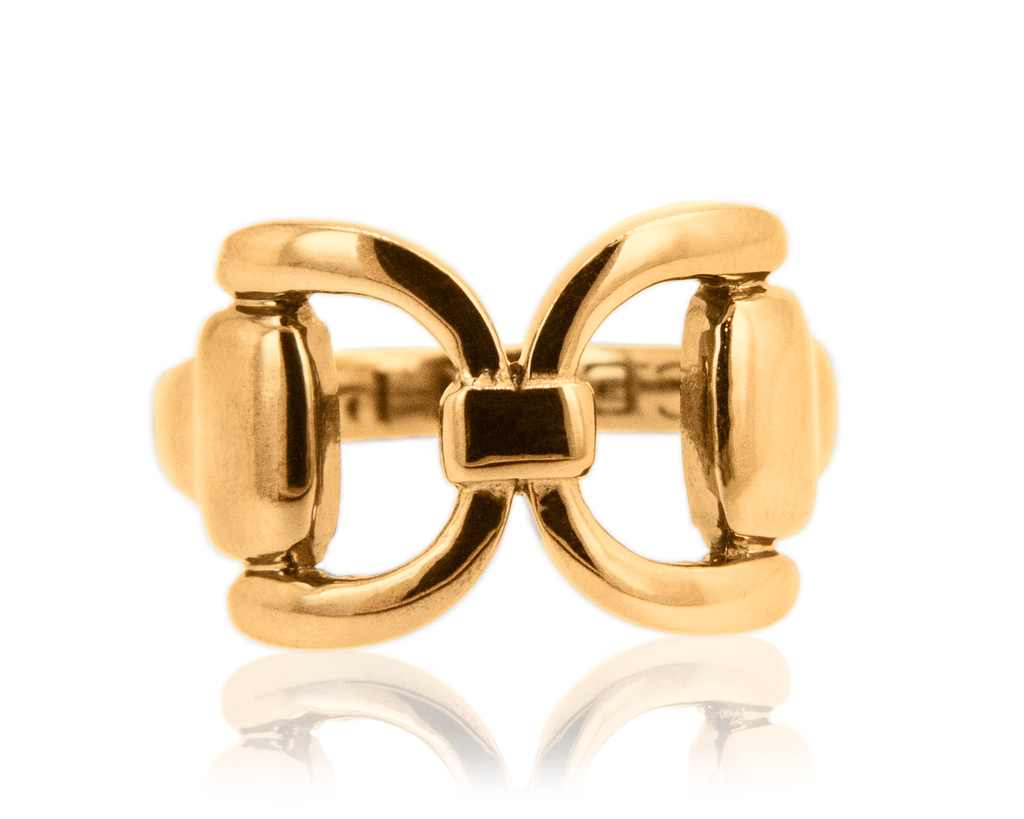 Gold Tied Bit Ring – Vincent Peach Fine Jewelry