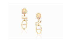 Art Deco Opal Dorado Earrings