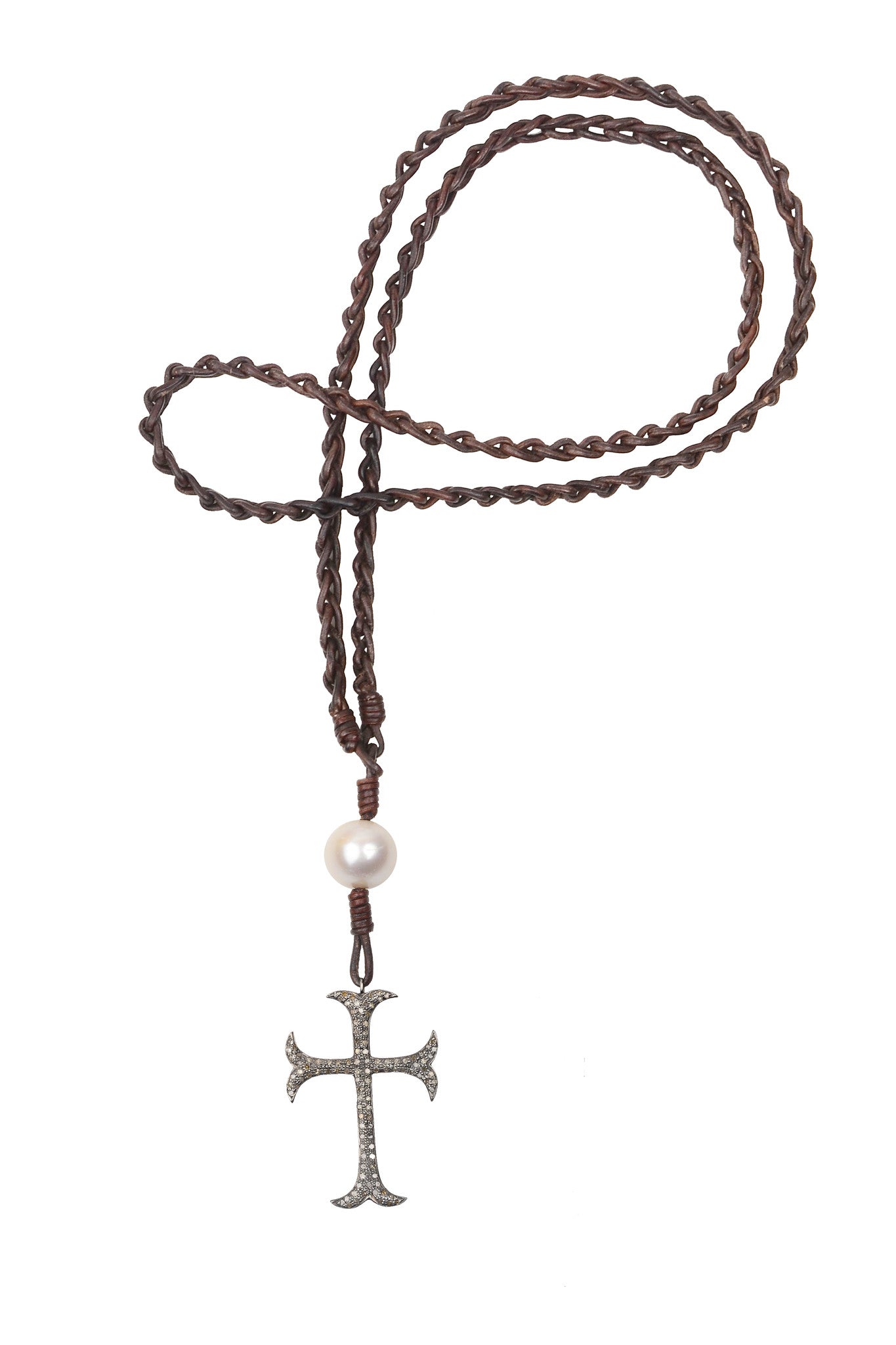 Just Charmed Pavé Cross - Vincent Peach Fine Jewelry