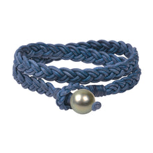 Lagos Double Wrap Bracelet, Tahitian - Hottest Designer Pearl and Leather Jewelry | VINCENT PEACH
 - 4
