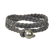 Lagos Double Wrap Bracelet, Tahitian - Hottest Designer Pearl and Leather Jewelry | VINCENT PEACH
 - 2