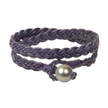Lagos Double Wrap Bracelet, Tahitian - Hottest Designer Pearl and Leather Jewelry | VINCENT PEACH
 - 6