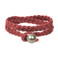 Lagos Double Wrap Bracelet, Tahitian - Hottest Designer Pearl and Leather Jewelry | VINCENT PEACH
 - 3