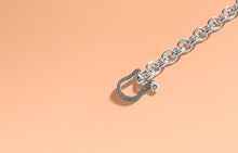 Shackle Chain Necklace | Diamond - Vincent Peach Fine Jewelry