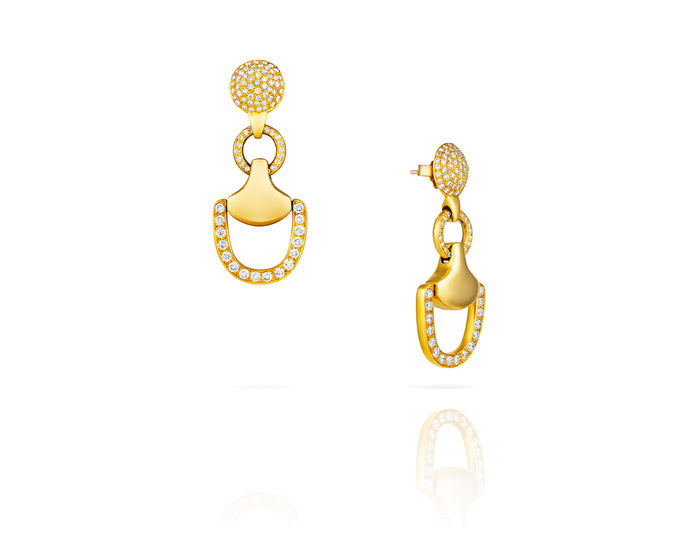 Diamond Churchill Downs Earrings - Vincent Peach Fine Jewelry