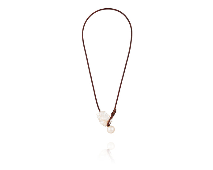 Baroque Freshwater Seaplicity Necklace