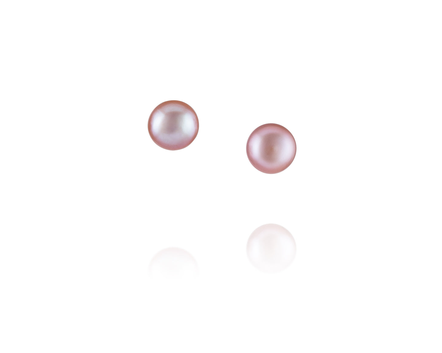Pink Pearl Earrings 12mm