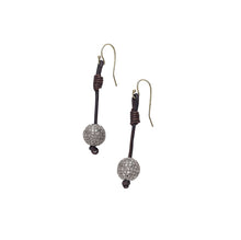 Pave Seaplicity Earrings - Hottest Designer Pearl and Leather Jewelry | VINCENT PEACH
 - 2