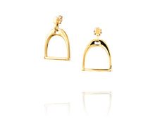 Equestrian Stirrup Earrings - Vincent Peach Fine Jewelry