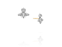 Queen Bee Earrings | Gold Diamond Wings - Vincent Peach Fine Jewelry