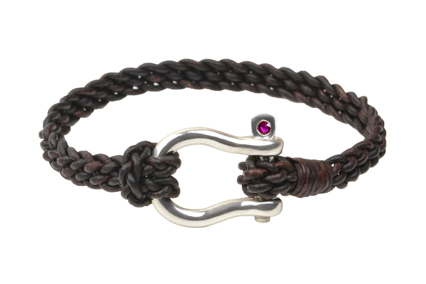 Maroon & Black Shackle Bracelet | Handmade Shackle Bracelet | 88° – Eighty  Eight Degrees