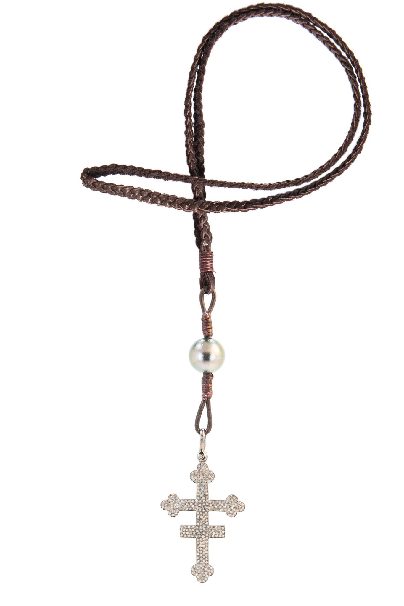Cross of lorraine pendant top