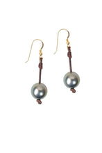 Seaplicity Earrings, Tahitian - Hottest Designer Pearl and Leather Jewelry | VINCENT PEACH
 - 2