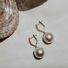 Tahitian Gold Drop Earrings - Vincent Peach Fine Jewelry
