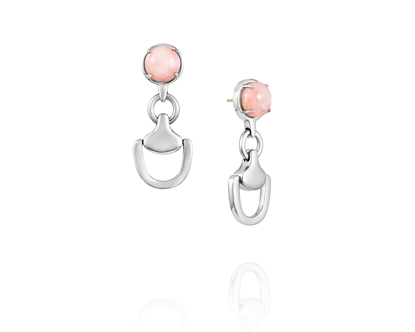 Churchill Downs Earrings | Pink Opal - Vincent Peach Fine Jewelry