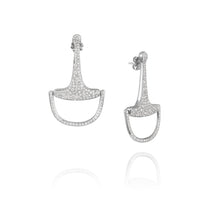 Medium Equestrian Bit Earrings | Diamond - Vincent Peach Fine Jewelry