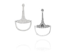 Medium Equestrian Bit Earrings | Diamond - Vincent Peach Fine Jewelry