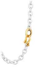 Petite Shackle Chain Necklace | Gold