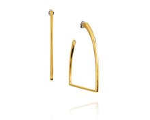 Stirrup Hoop Earrings - Vincent Peach Fine Jewelry