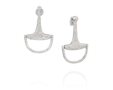 Medium Equestrian Bit Earrings | Diamond - Vincent Peach Fine Jewelry