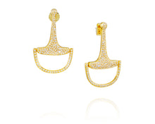 Medium Equestrian Bit Earrings | Diamond - Vincent Peach Fine Jewelry
