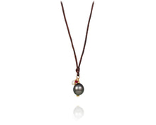 Small Royal Drop Necklace, Tahitian