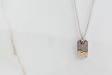 Trojan Dog Tag Necklace | Diamond