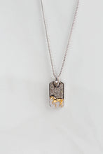 Trojan Dog Tag Necklace | Diamond