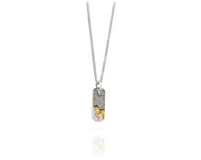 Trojan Dog Tag Necklace | Diamond